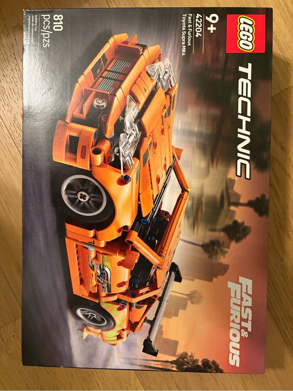 Lego Technic Orange Toy Sports Car Model - NIB